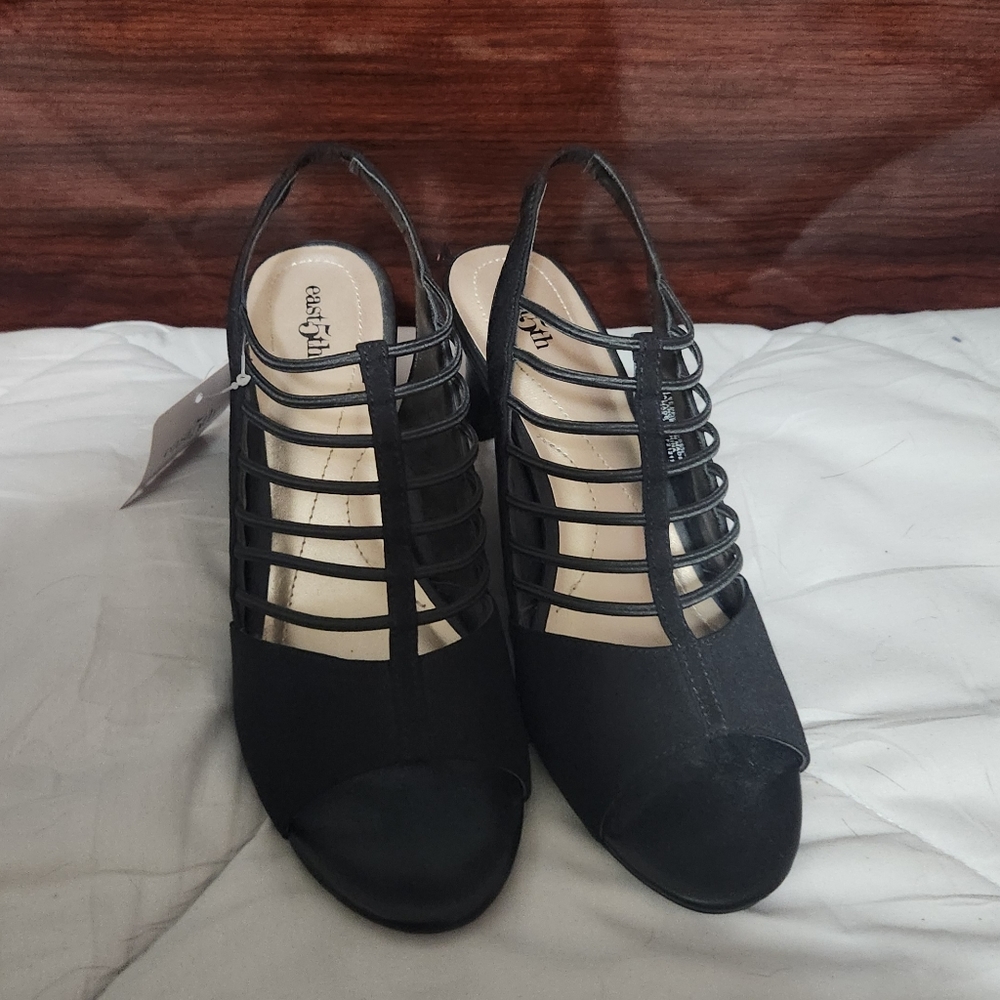East 5th Black Heels